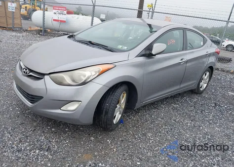 2012 Hyundai Elantra Gls (Ulsan Plant) z USA, uszkodzony, nr VIN KMHDH4AE5CU186347